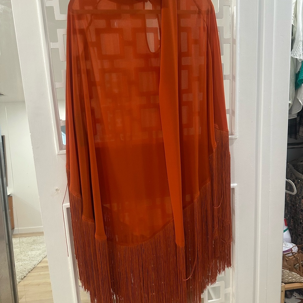 Zara Vibrant Orange Dress